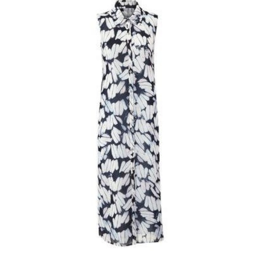 cabi, Cloudy Day Maxi Shirtdress, size Med.